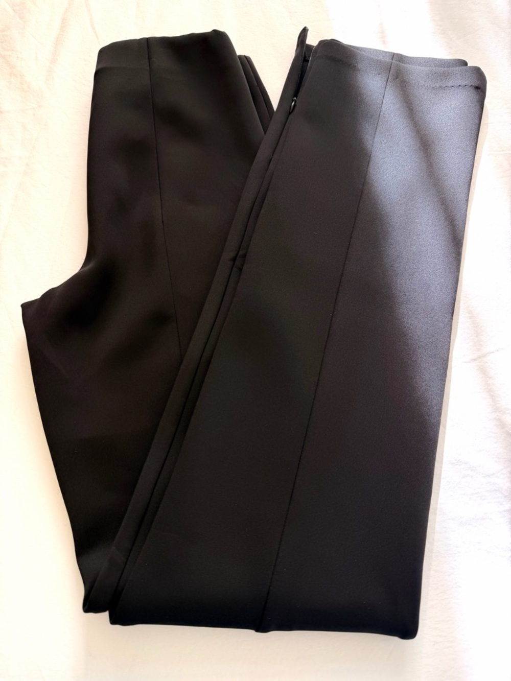 GOOD AMERICAN Straight-Leg Knit Dress Pants